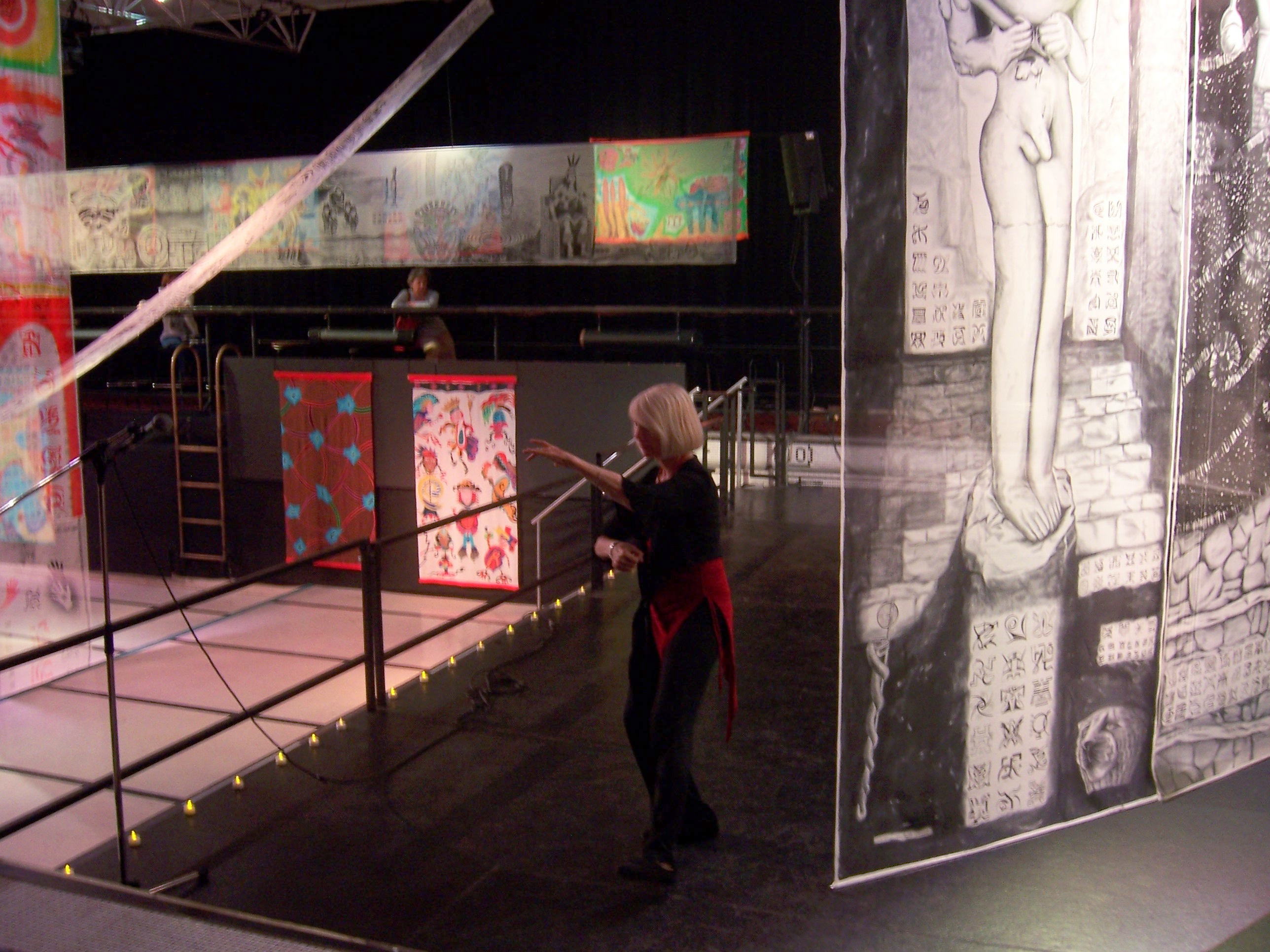 Silk Paintings on Organza exhibited in 2014: Quest for the Mystery