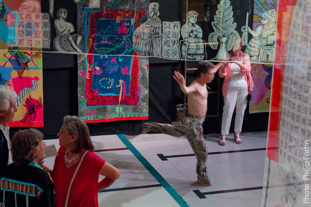 Silk Paintings on Organza exhibited in 2014: Quest for the Mystery