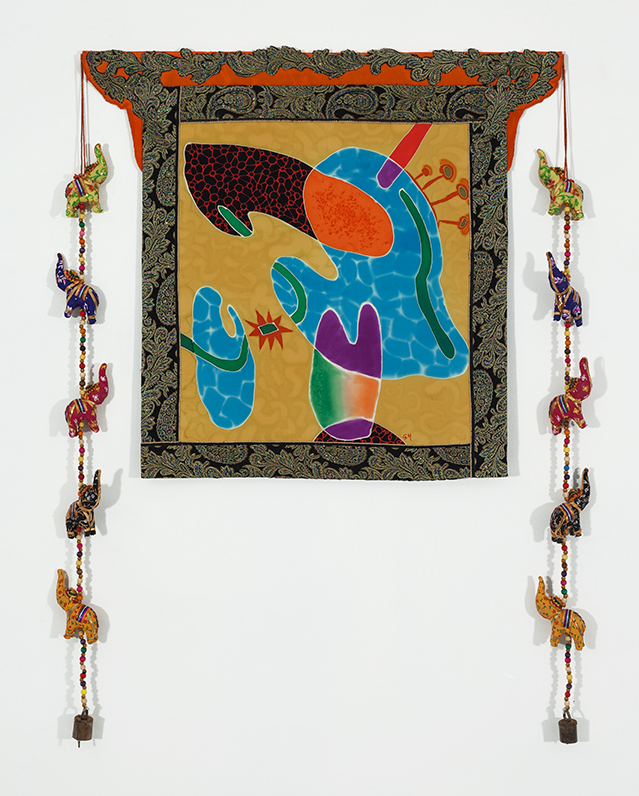Silk Painting Tapestry by Graziella Malagoni